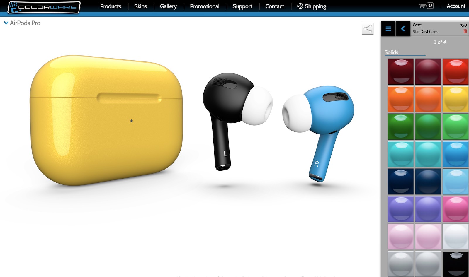 Apple Airpods Pro 米Colorware社塗装品 出産祝いなども豊富 www